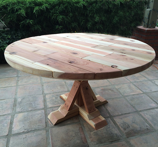 Reader Showcase// AvocadoLvr's Round Provence Beam Dining ... (550 x 512 Pixel)