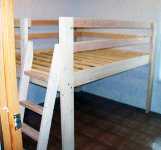 Reader Showcase: DIY Full Sized Low Loft Bed - The Design ...