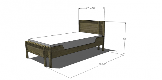 Free DIY Furniture Plans to Build an Adjustable Twin to Full Bed - The  Design Confidential